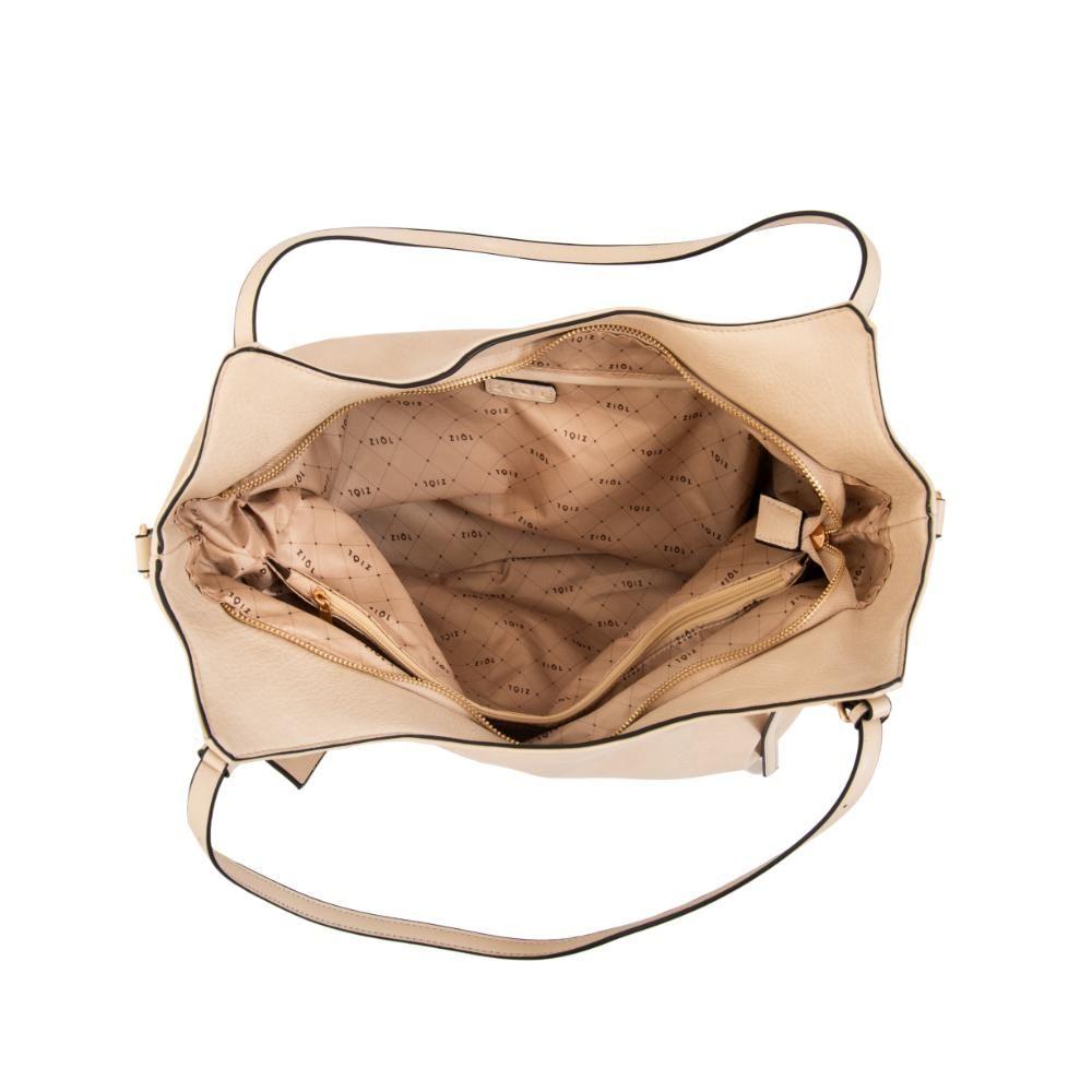 Cartera tote tavia grande blanco crudo-3