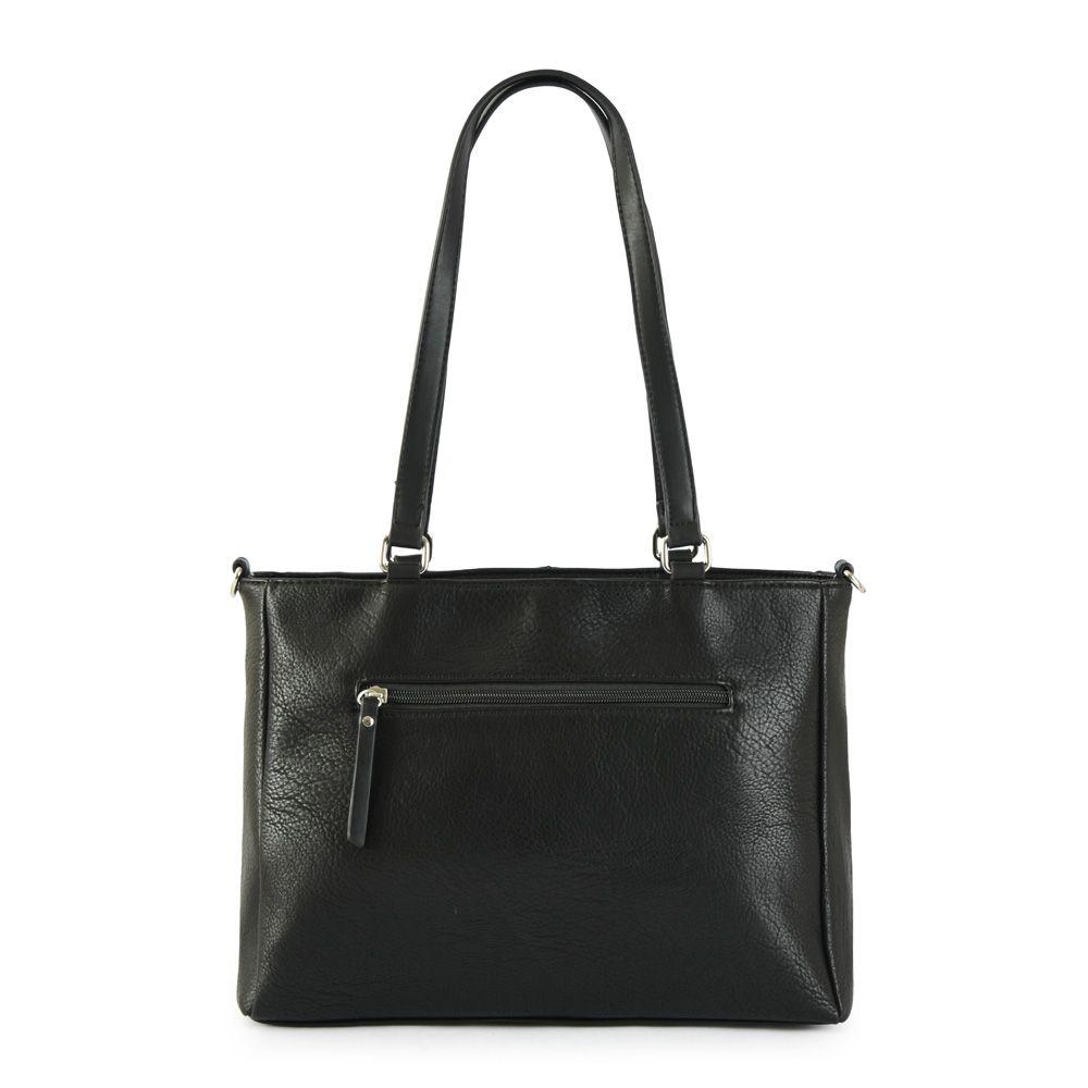Cartera dos asas tres divisiones grande ellie negro-2