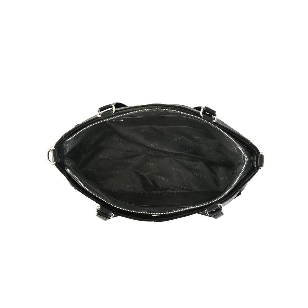 Cartera dos asas tres divisiones grande ellie negro-3