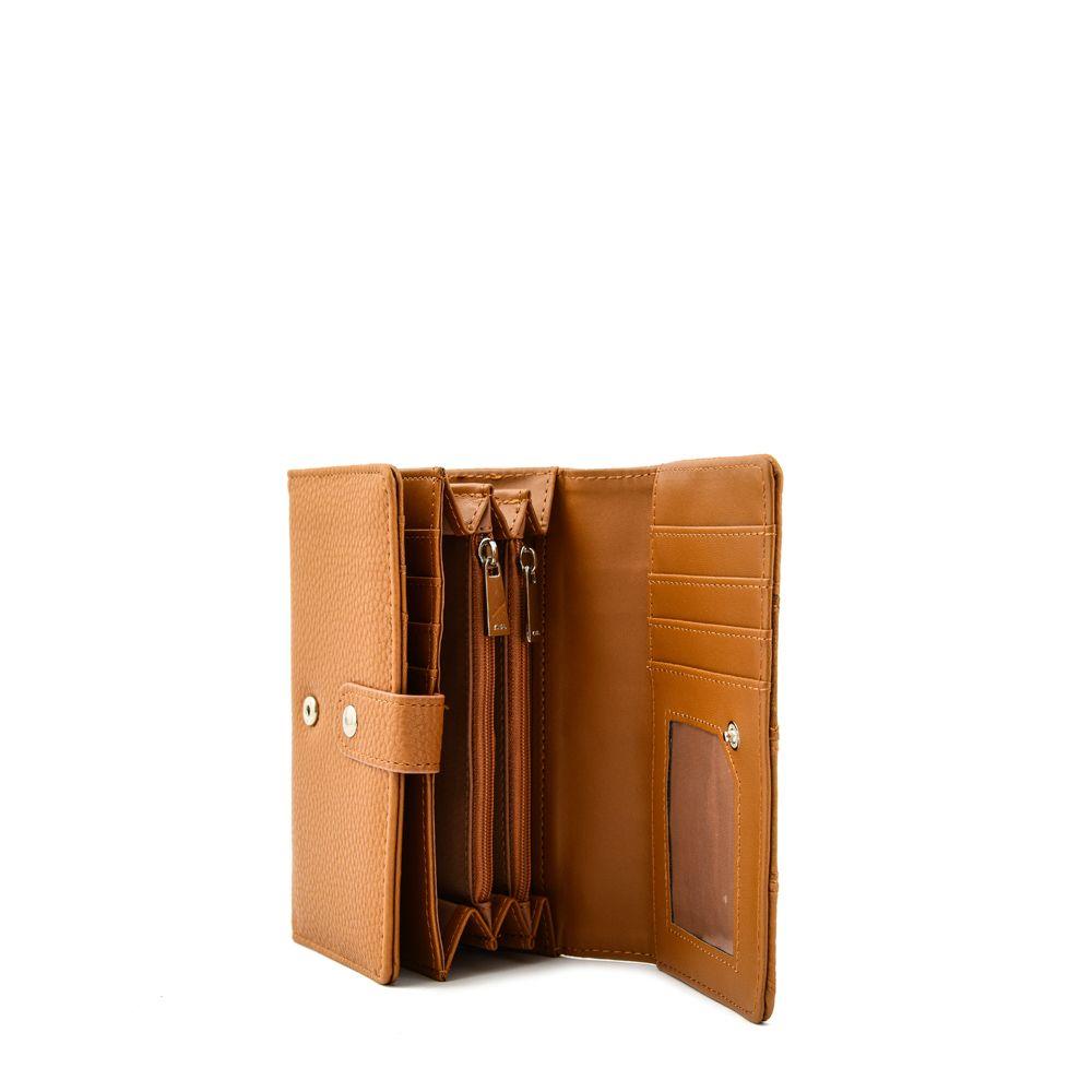 Billetera acordeon mediana pample café-2