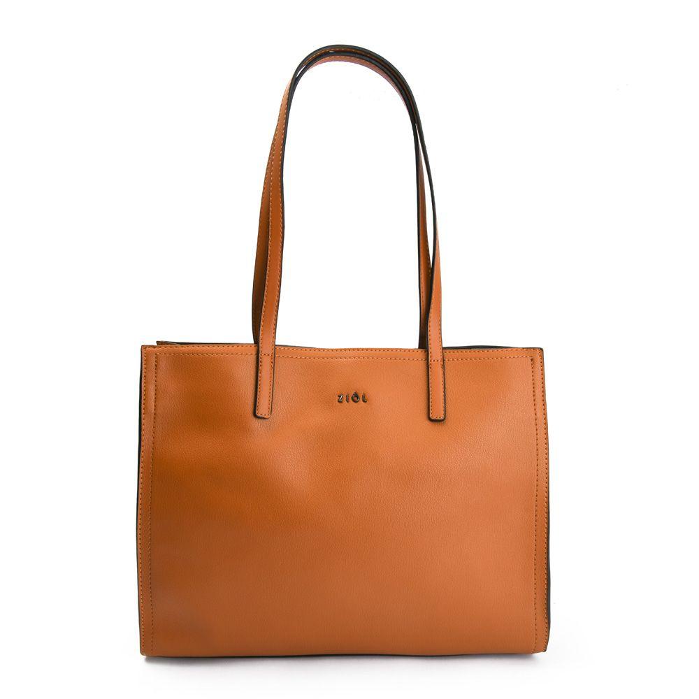 Cartera dos asas tres divisiones mediana watsy camel-0