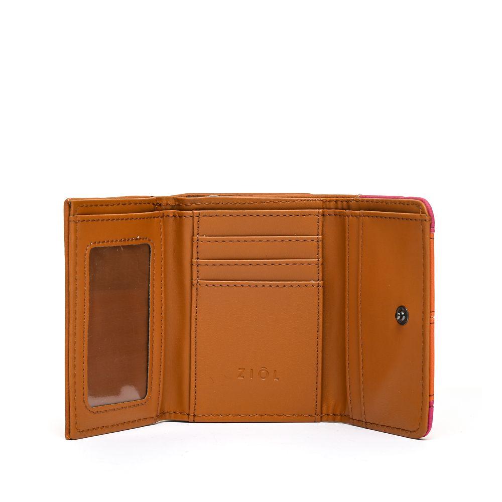 Billetera cierre exterior pequeña giori camel-2