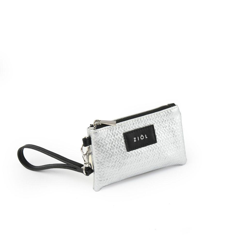 Printemps Monedero Rectangular Pequeño Plateado-1