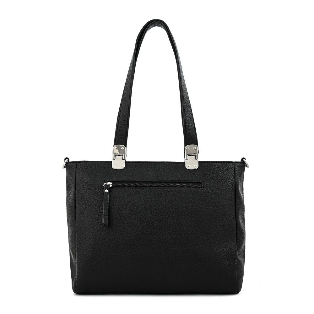 Cartera dos asas tres divisiones jelena negro especial-2