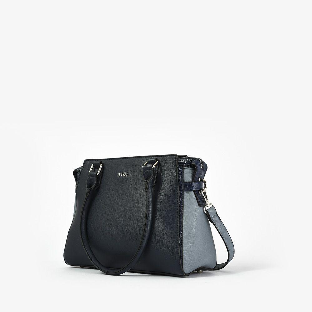 Sanfa Cartera Tipo Dos Asas Azul Oscuro-1