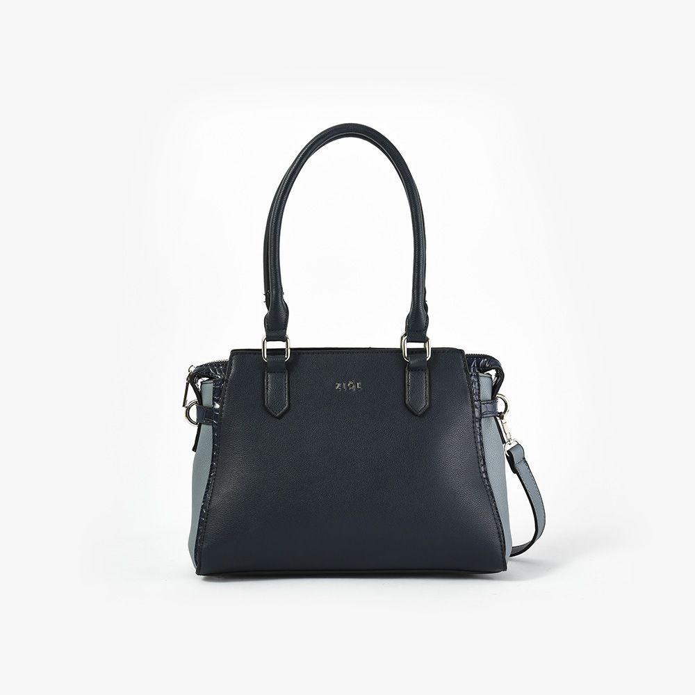 Sanfa Cartera Tipo Dos Asas Azul Oscuro-0