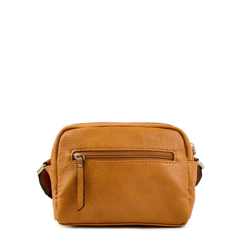 Cartera bandolera pequeña byanca camel-2