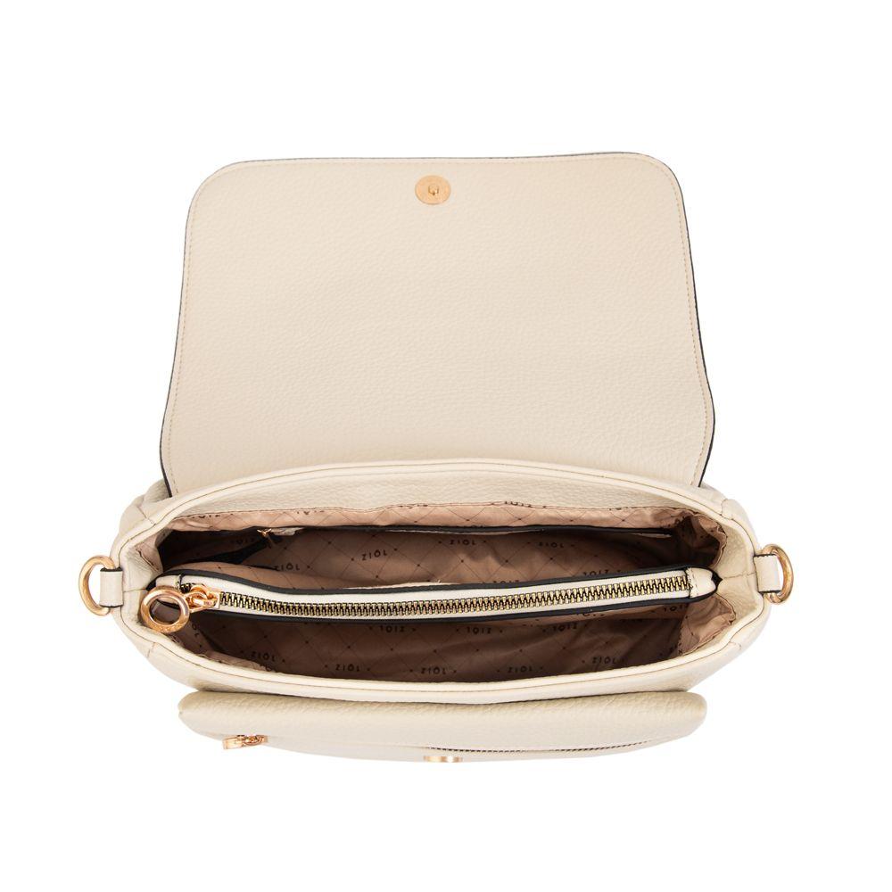 Cartera bandolera gwen mediana blanco crudo-3