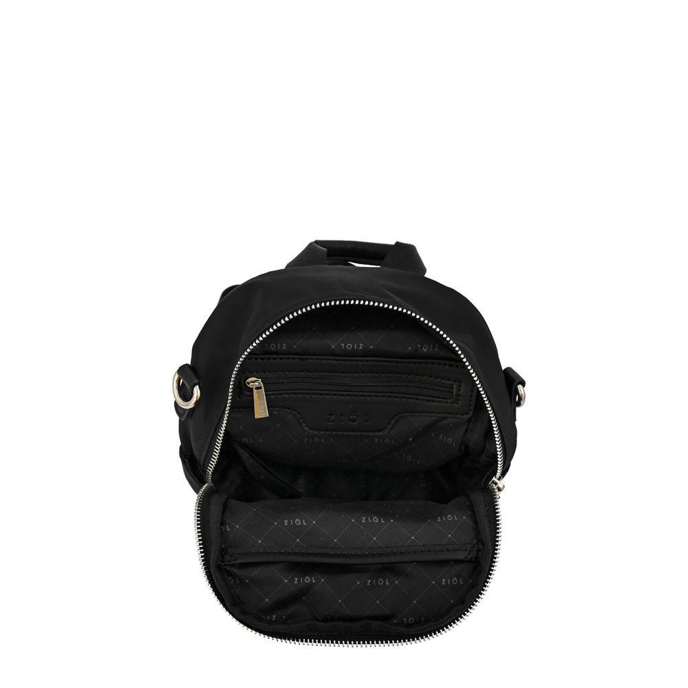 Mochila pequeña lychee negro especial-3