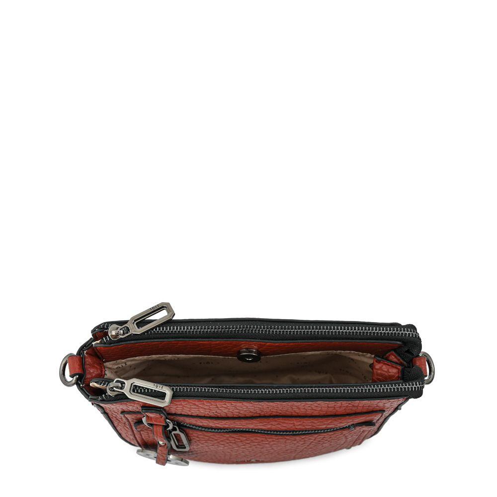 Cartera bandolera mediana dolly rojo oscuro-3