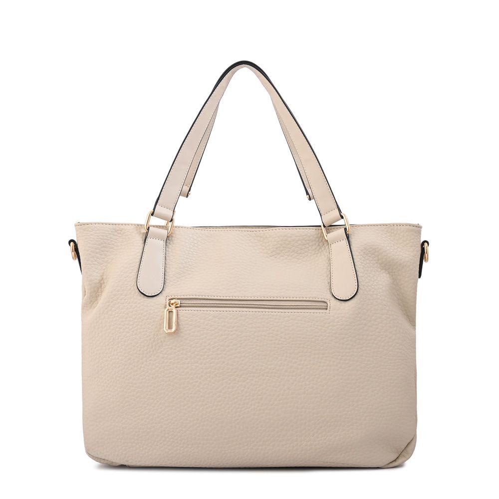 Cartera Dos Asas barbara grande blanco crudo-2