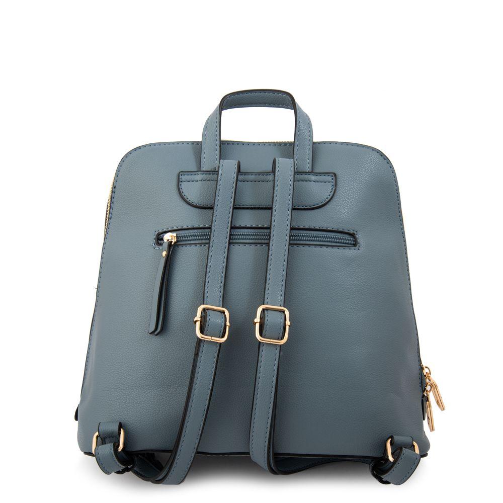 Mochila mediana creta denim-2