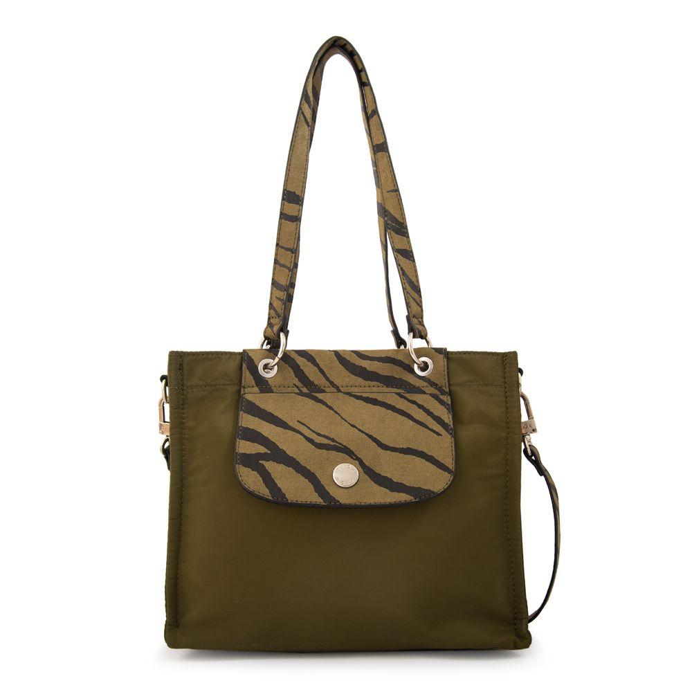 Cartera bandolera simoneta verde oliva-0