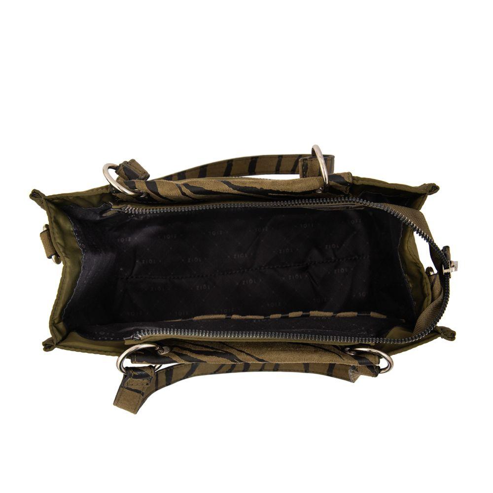 Cartera bandolera simoneta verde oliva-3