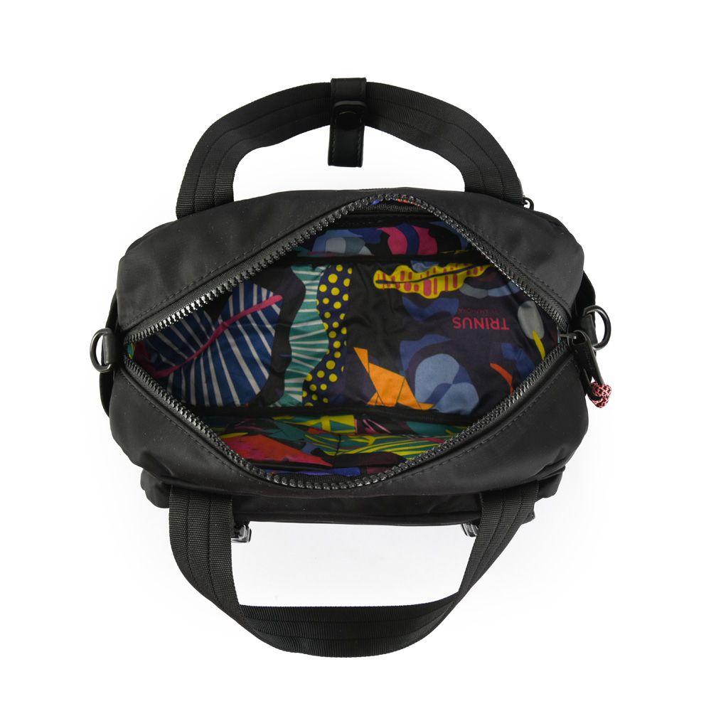 Cartera bandolera mediana giyani negro-3