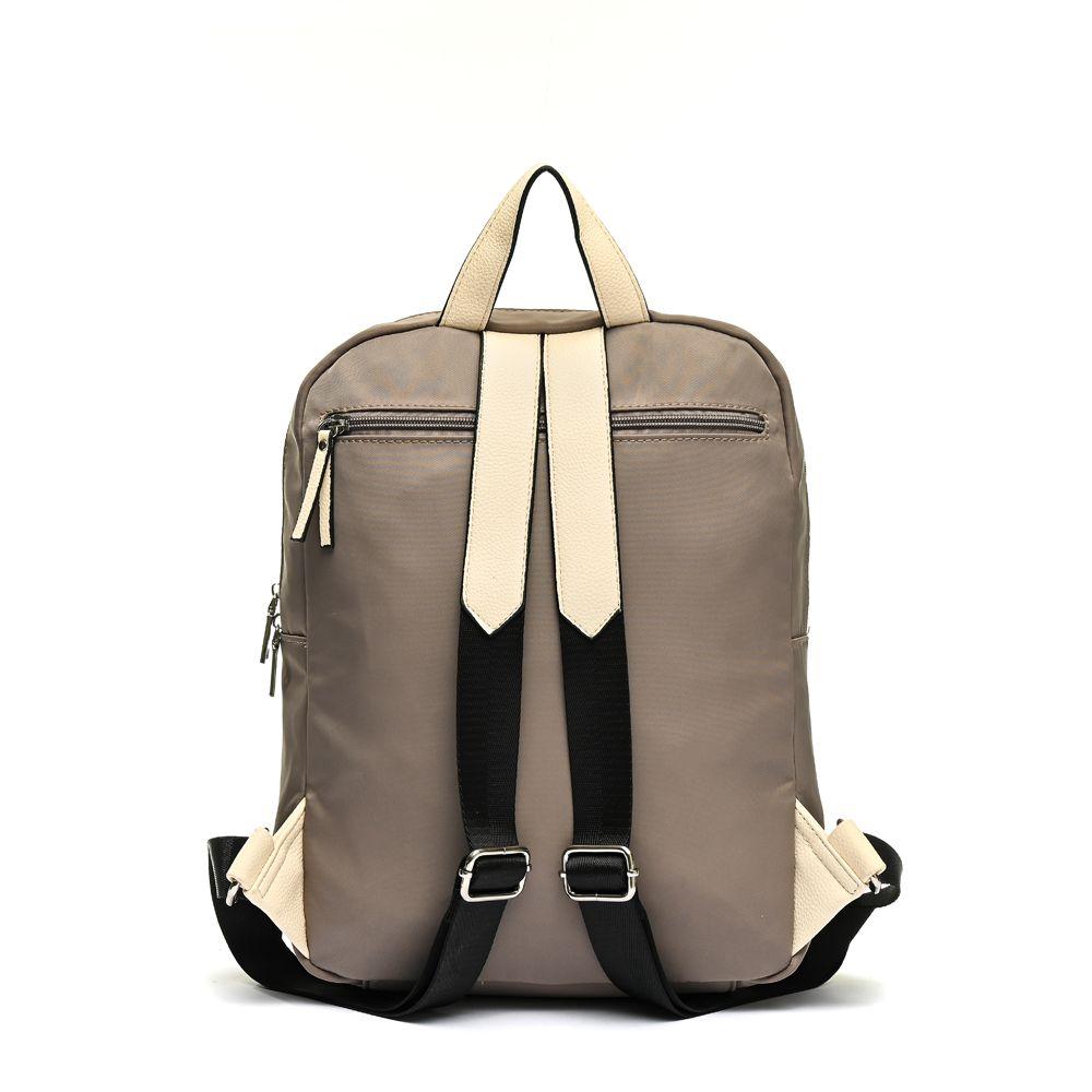 Mochila mediana evania taupe-2