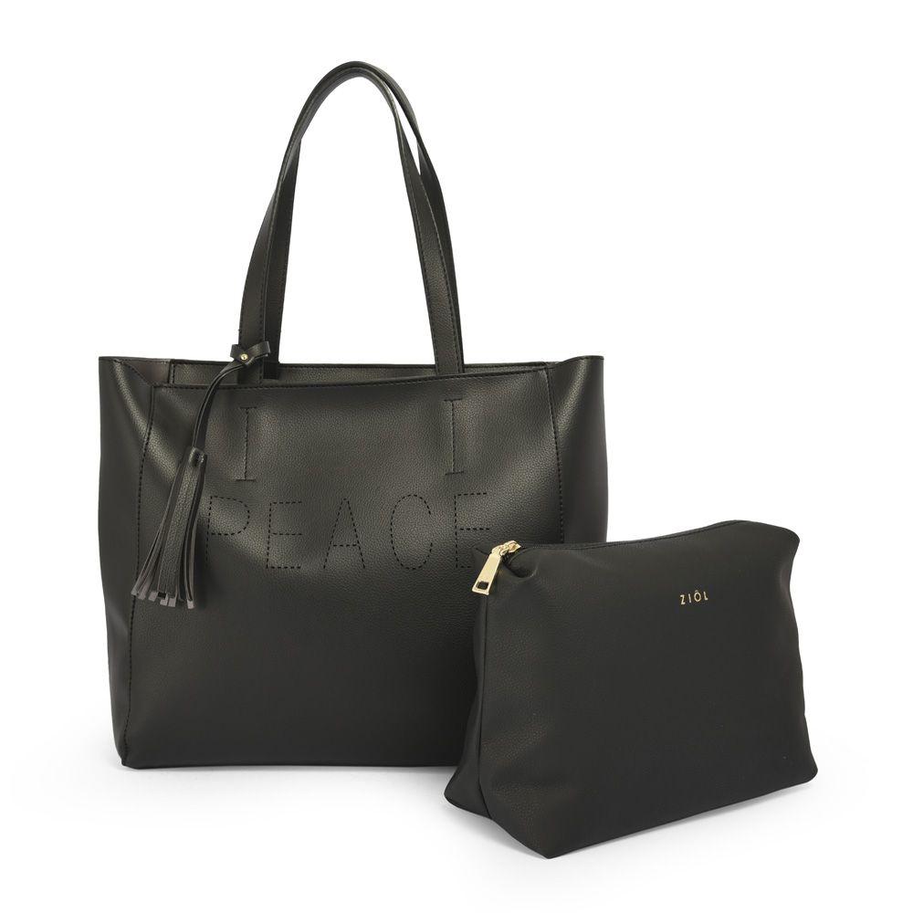 Pacita Cartera Tipo Dos Asas Negro-5
