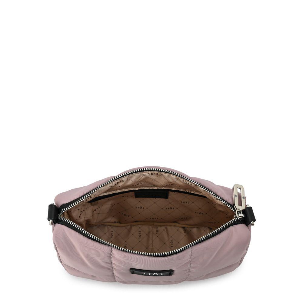 Cartera bandolera mediana nacha rosa viejo-3