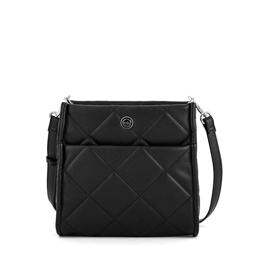 Cartera bandolera mediana fiora negro-0