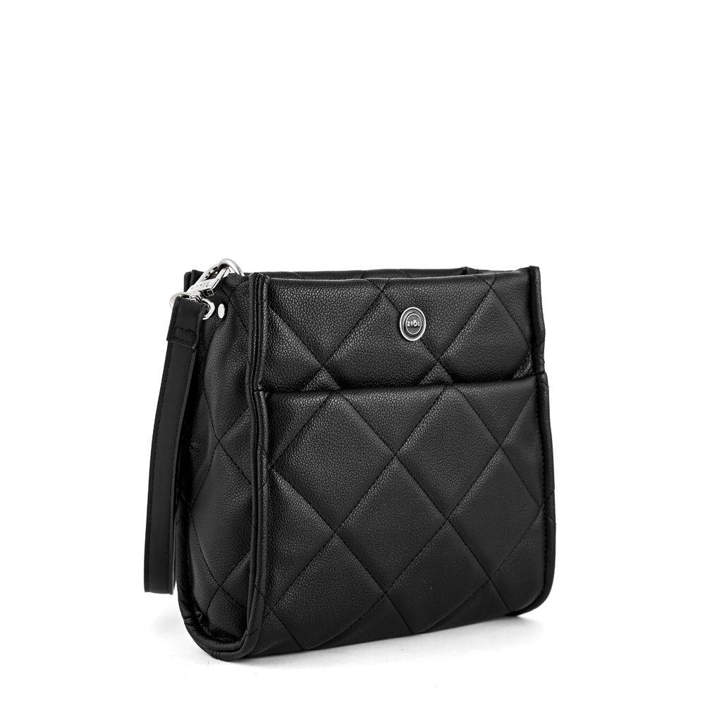 Cartera bandolera mediana fiora negro-1