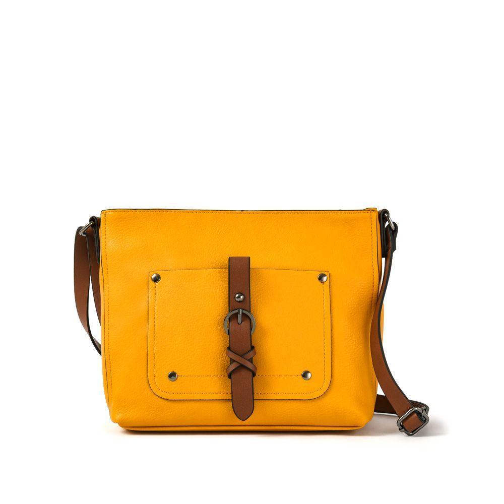 Marilia Cartera Tipo Bandolera Amarillo-0