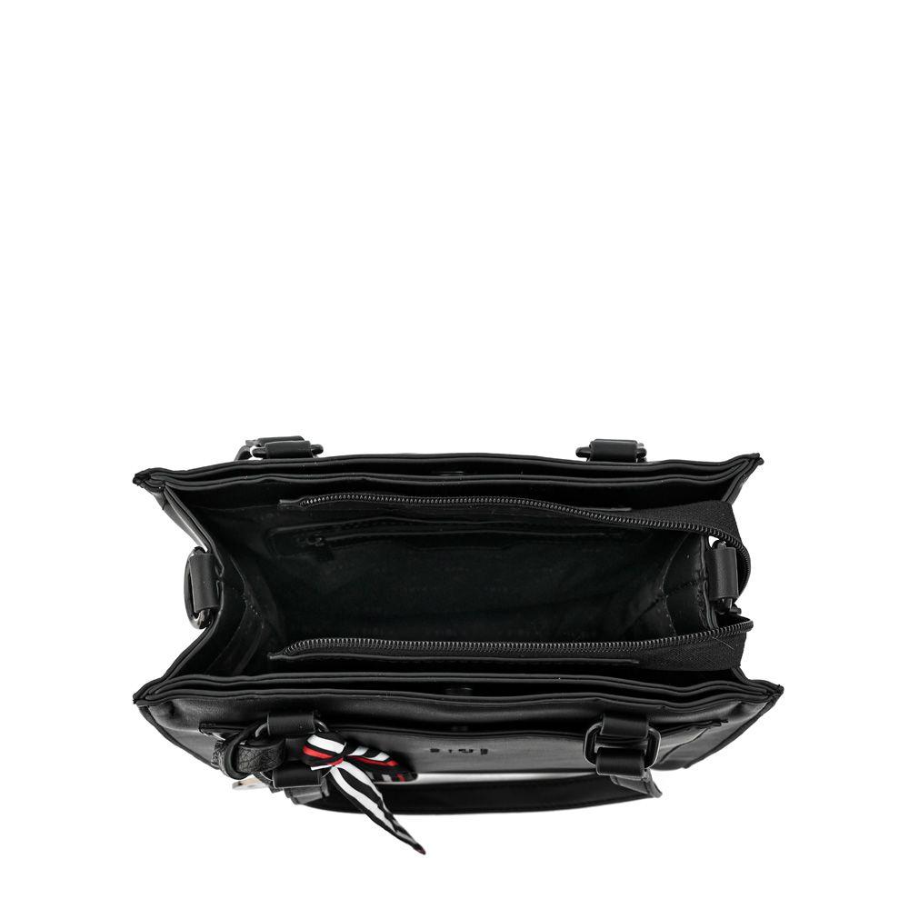 Cartera dos asas tres divisiones mediana raina negro especial-2