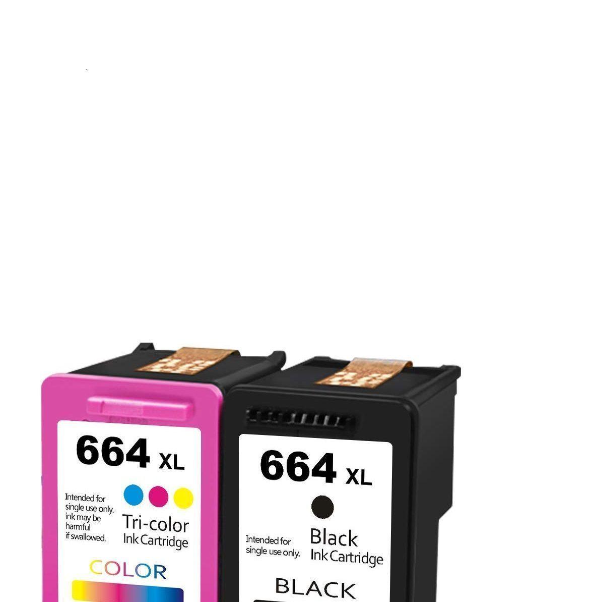 Pack Tinta 664xl Negro y Tricolor Compatible con 1115 2135 3635 2345-0