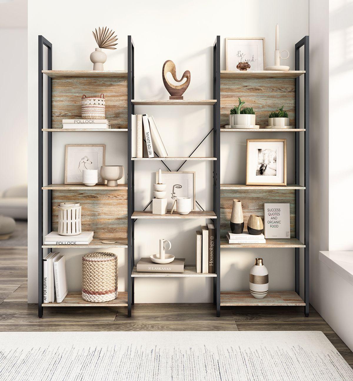 Estante Multinivel Rustico grey-2