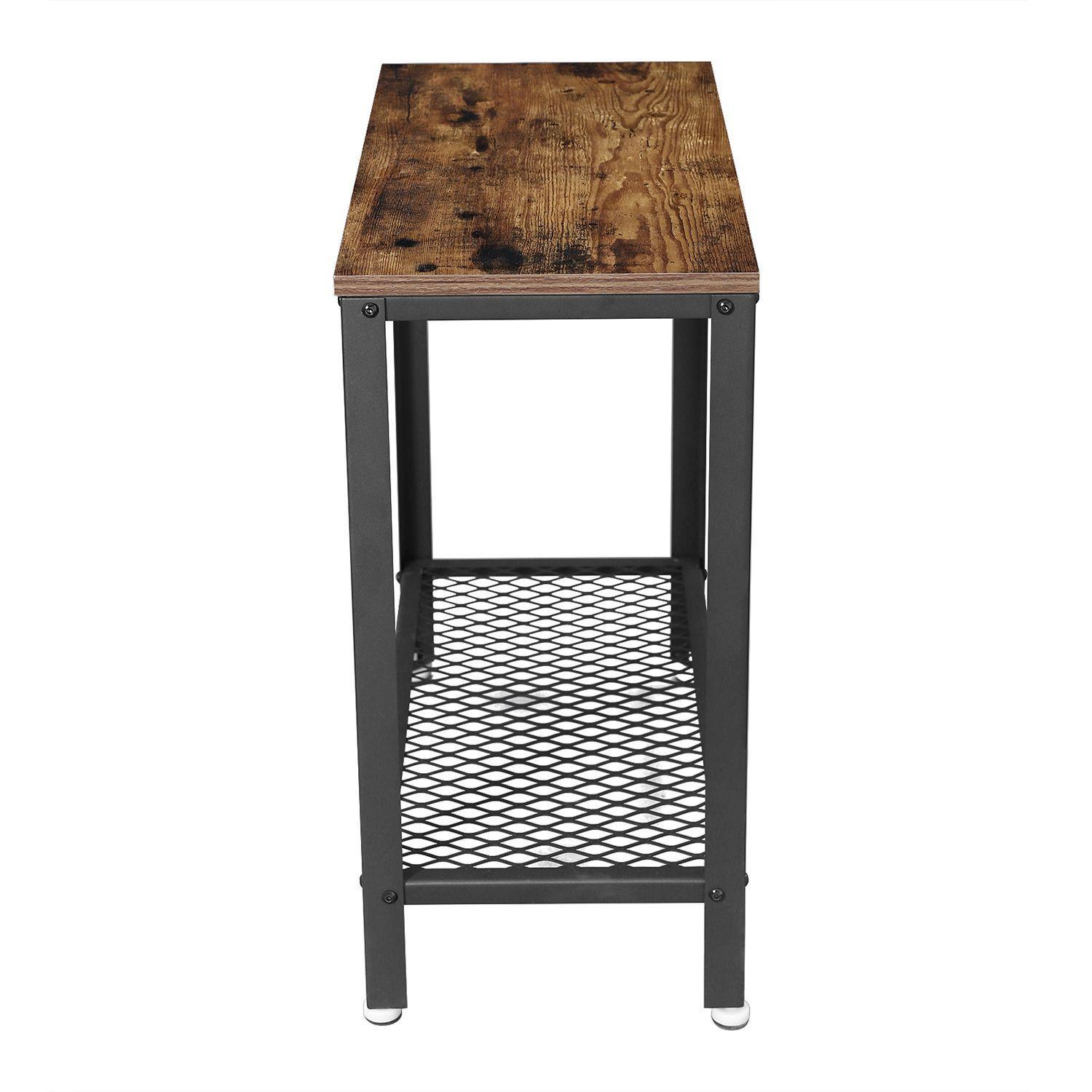Mesa Lateral Premium Rectangular estilo Industrial-6