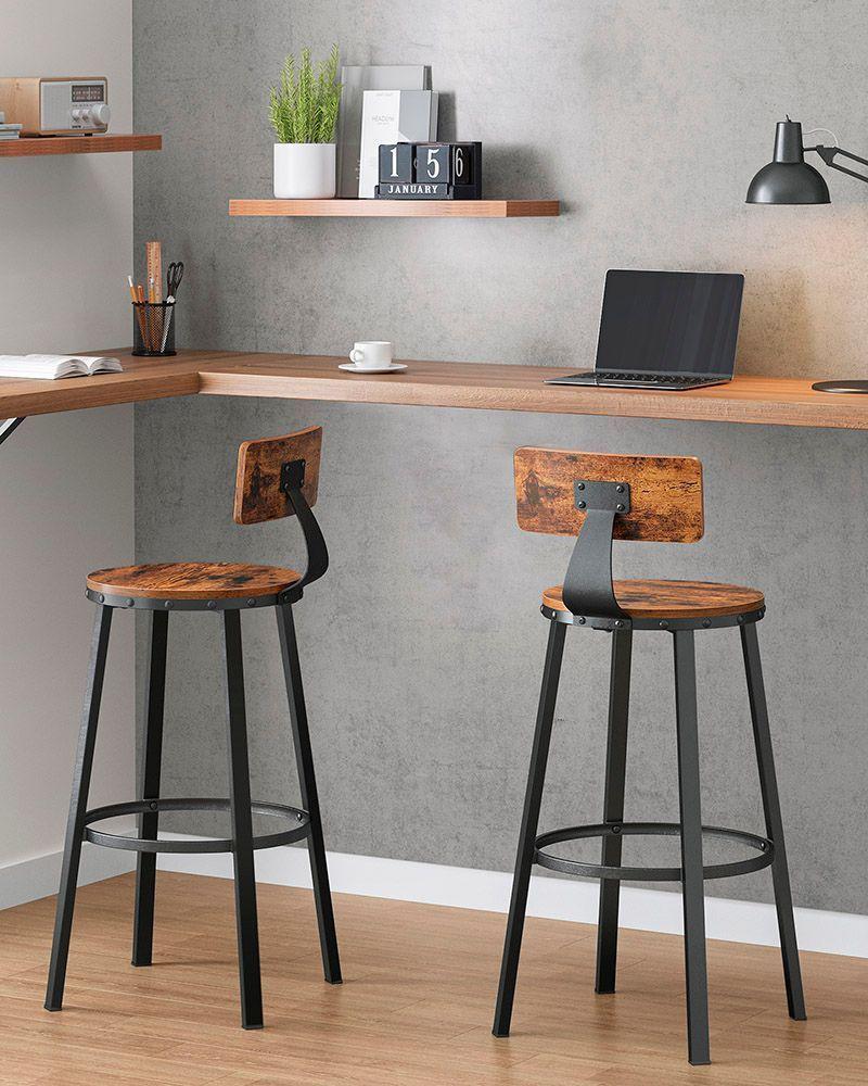 Set Sillas de Bar estilo industrial-1