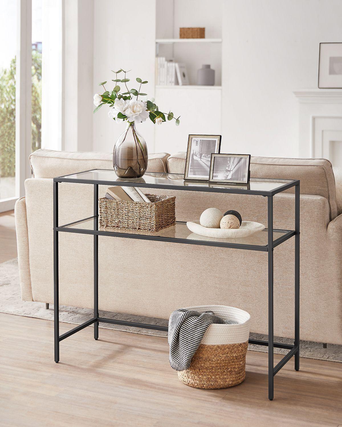 Mesa de Arrimo vidrio Black Premium-5