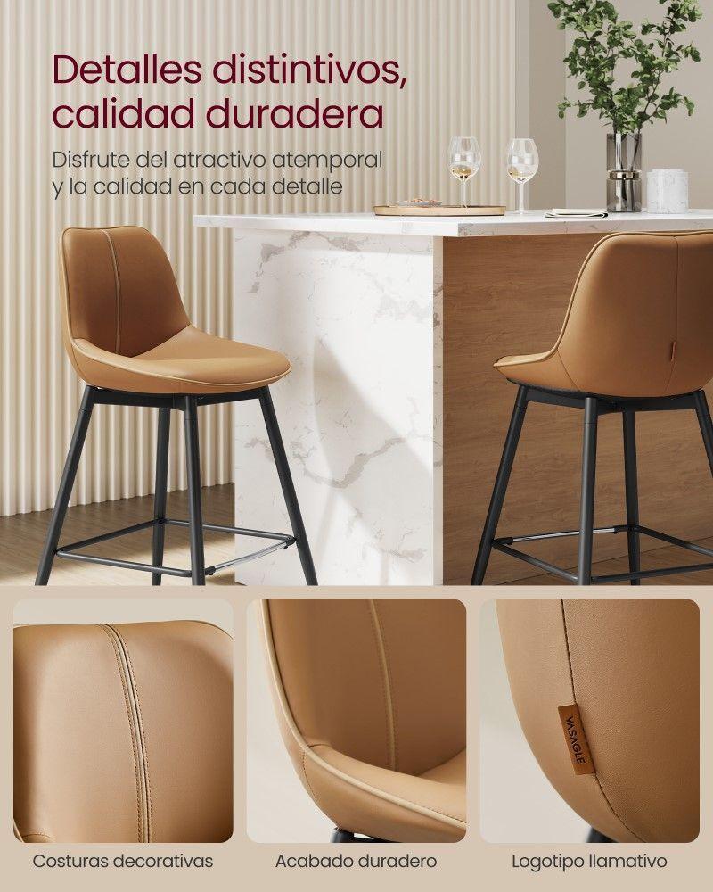 Set Taburet Ekho cuero cafe-4