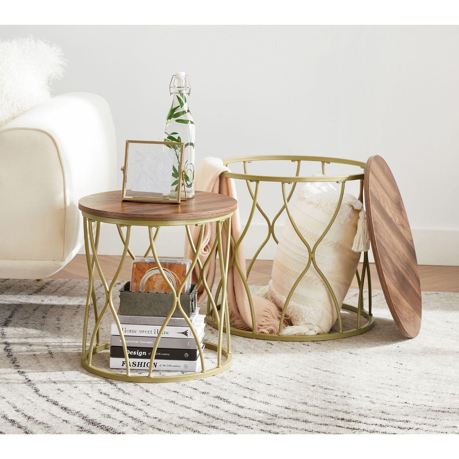 Set mesa de centro Gold Premium-4