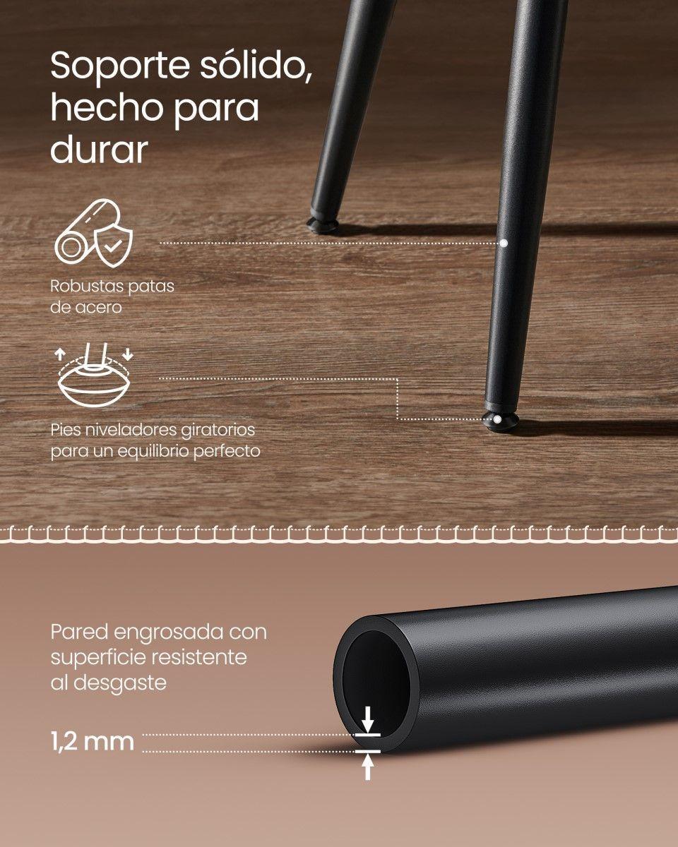 Set Asiento Ekho Cuero Cafe piso-2