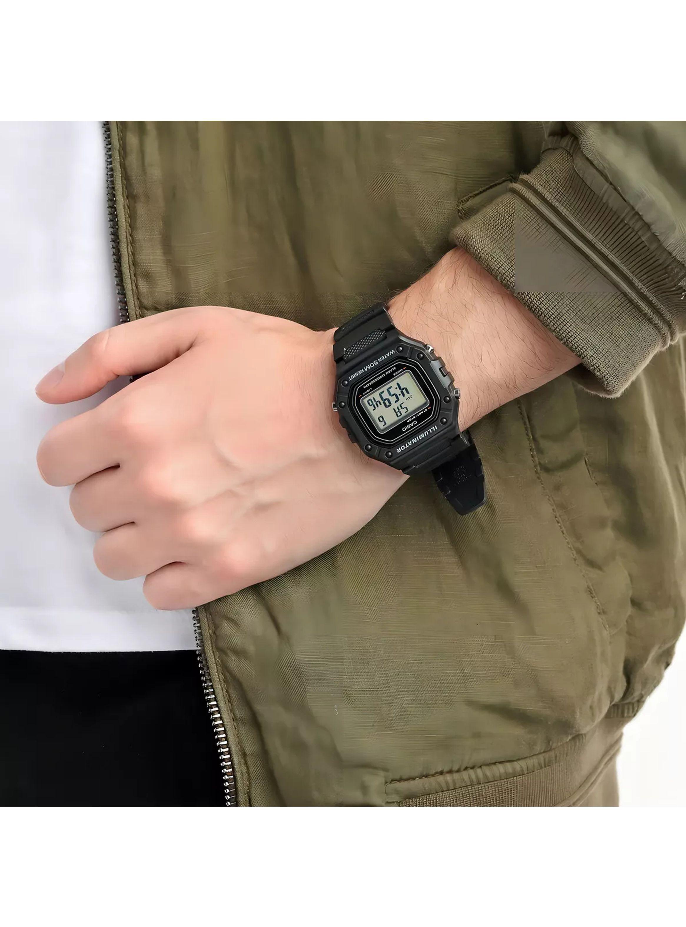 Reloj Casio W-218H-1AV – Diseño Clásico, Resistencia y Funcionalidad-3