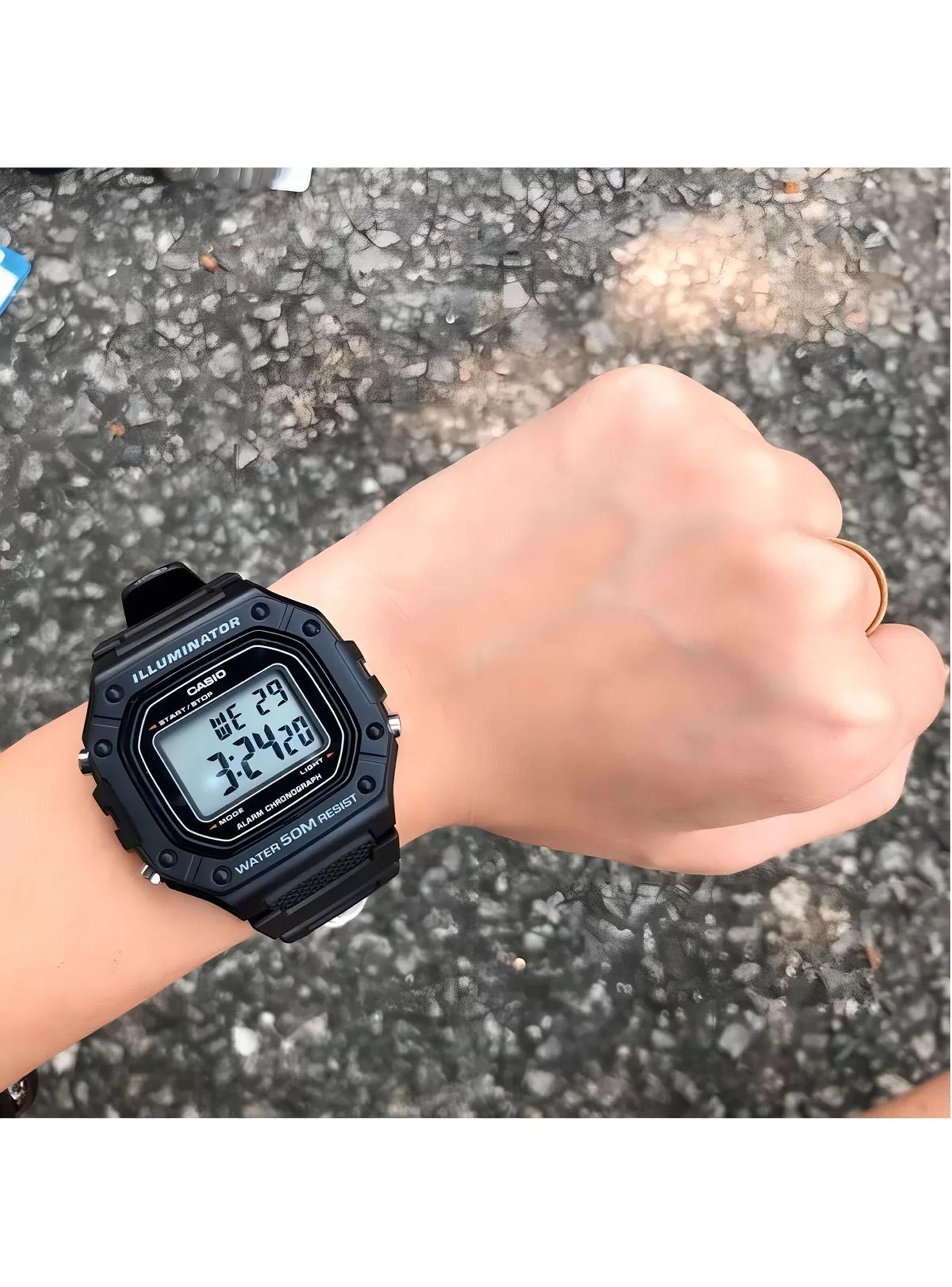 Reloj Casio W-218H-1AV – Diseño Clásico, Resistencia y Funcionalidad-4