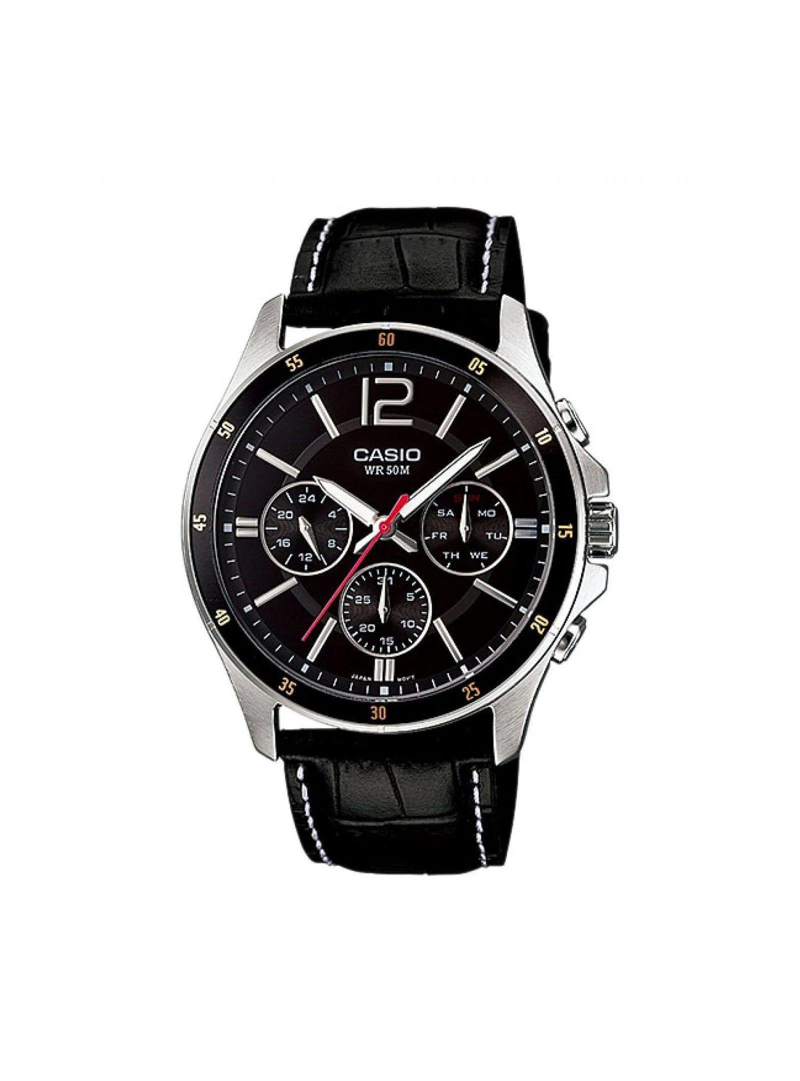 Casio MTP‑1374L‑1AV - Elegancia Clásica con Tecnología Precisa-0
