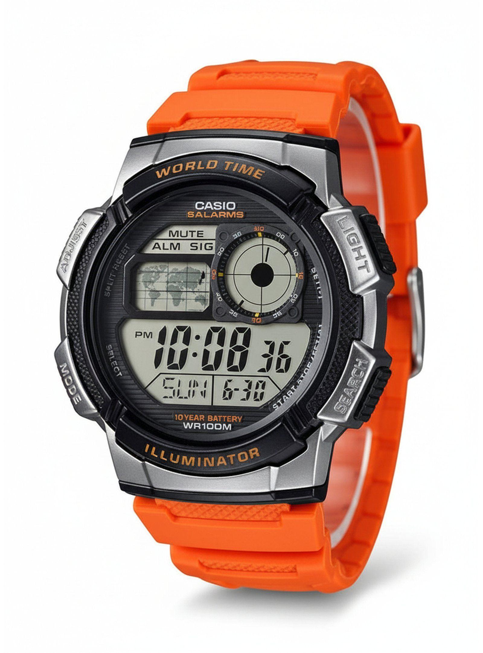 Casio AE-1000W-4BV DH224 – Precisión Global y Estilo Deportivo-1