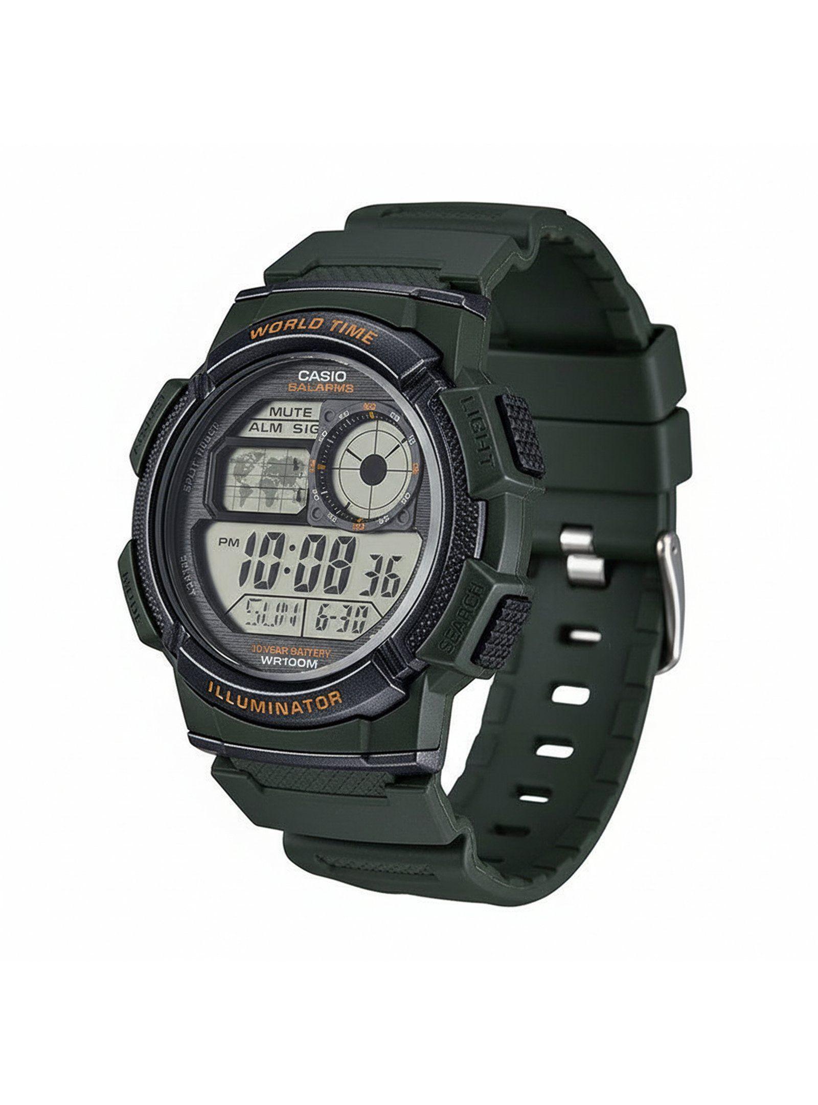 Casio AE-1000W-3AV DH222 – Precisión Global y Estilo Deportivo-2