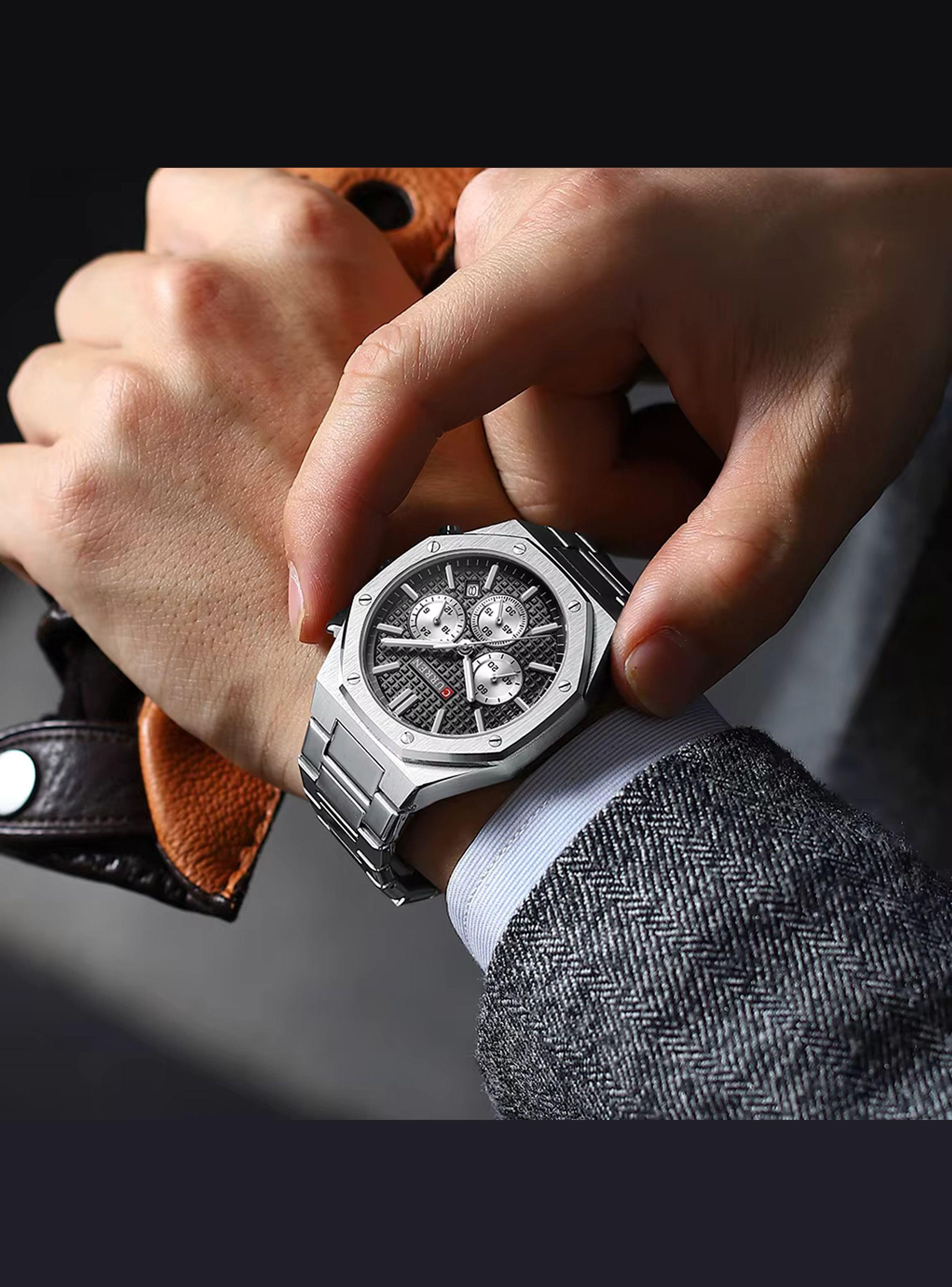 Reloj Curren 8440-1 Cronógrafo-3