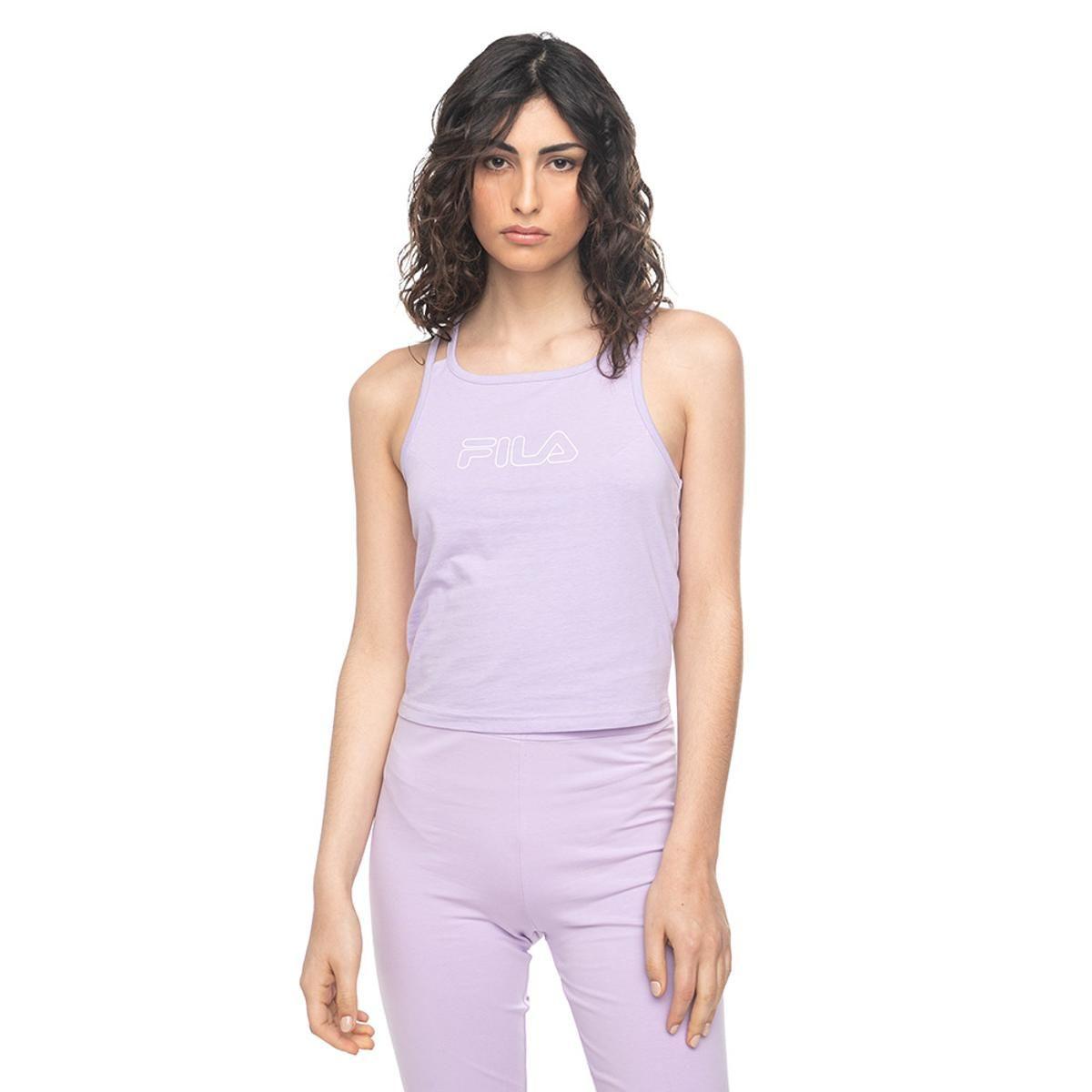 Polera Fila Basic Sports S/M Mujer Morado-0