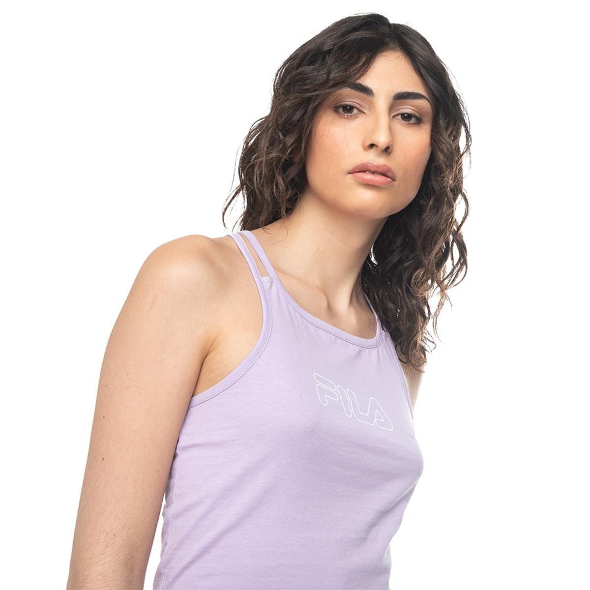 Polera Fila Basic Sports S/M Mujer Morado-2