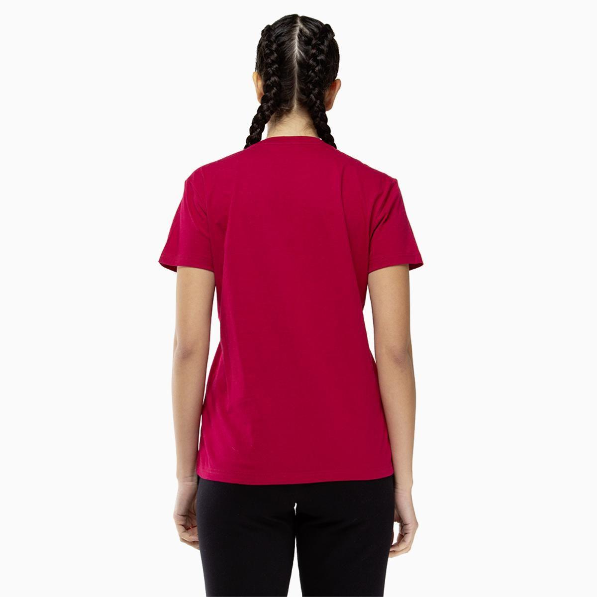 Polera Fila Basic Outline Mujer Rojo-1
