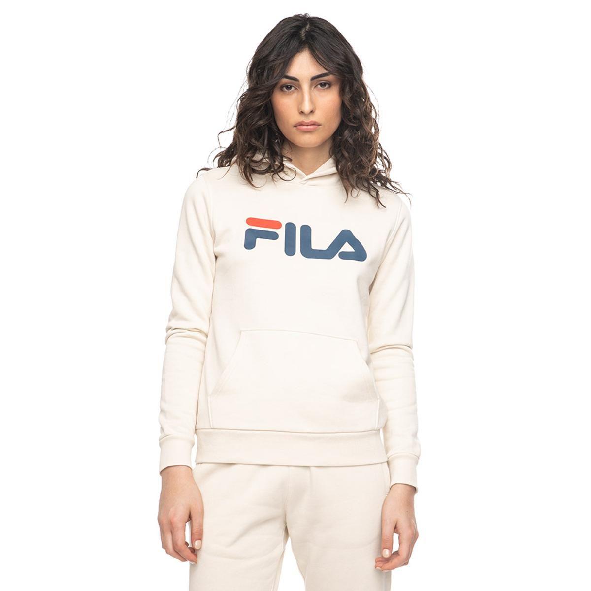 Polerón Fila Letter Mujer Blanco-0