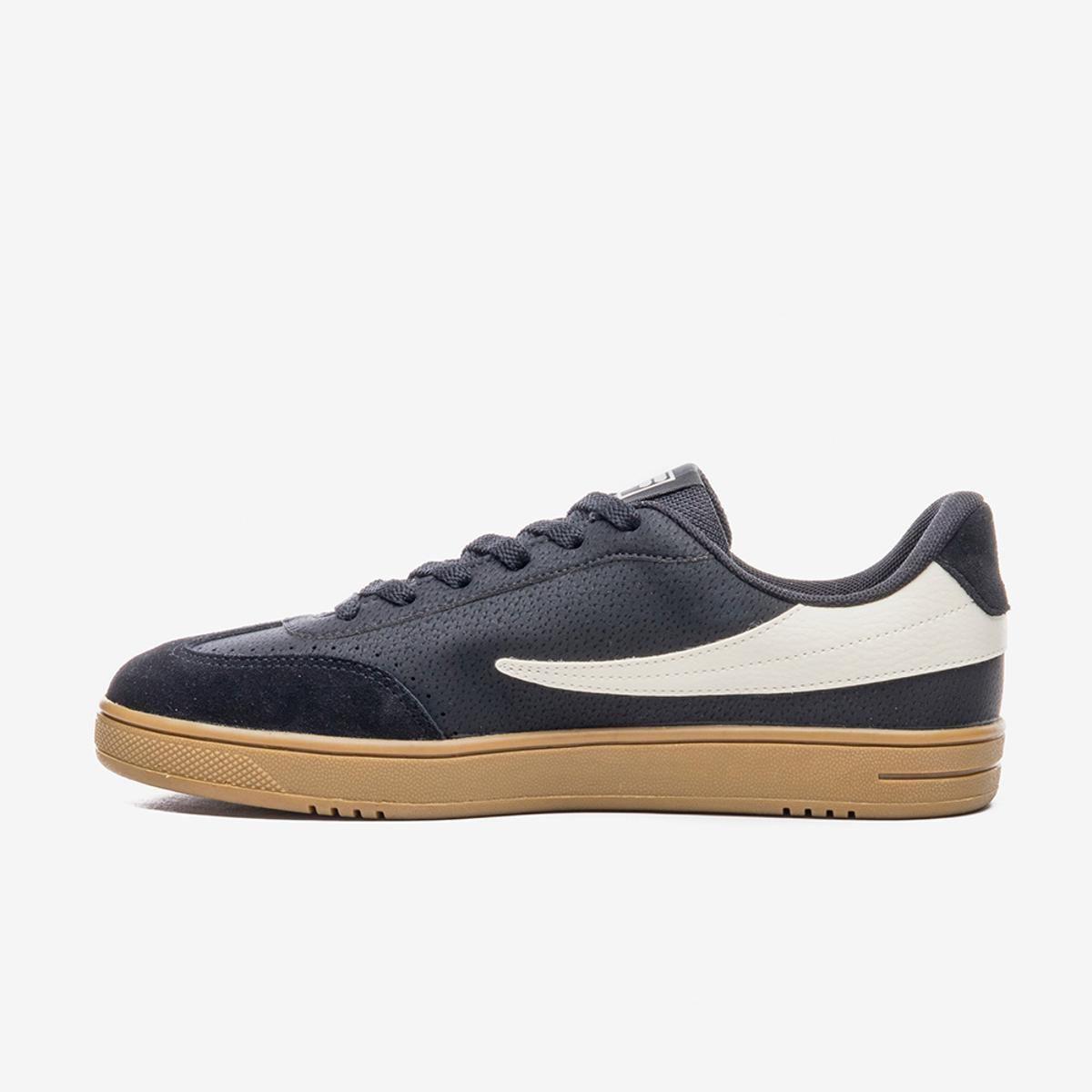 Zapatilla Fila Court 80 Hombre Negro-1