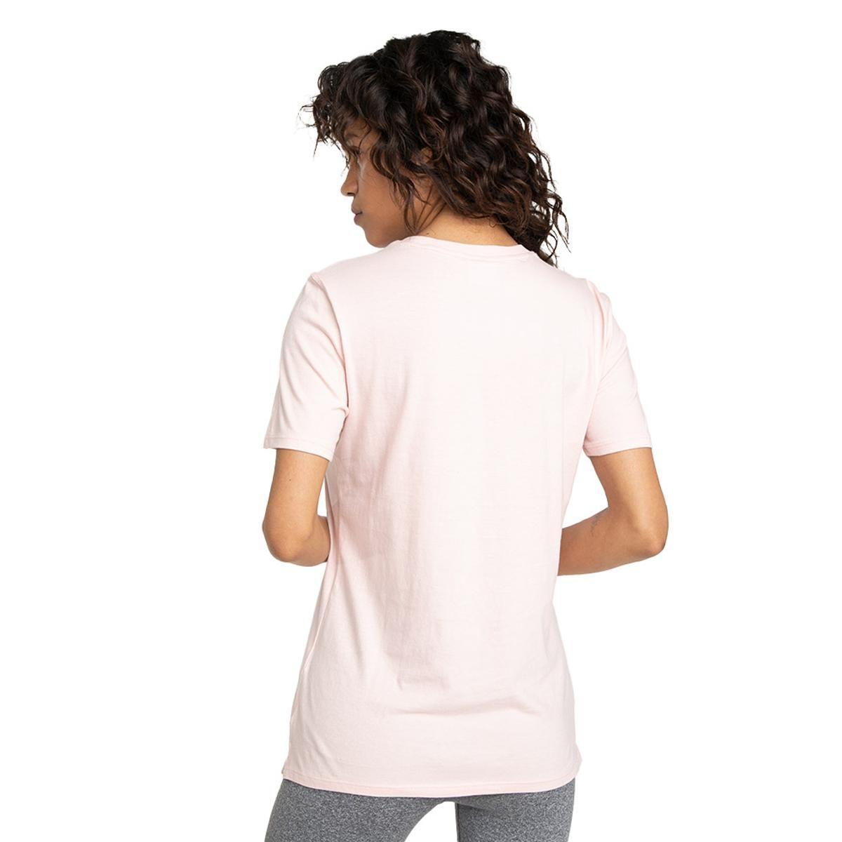 Polera Fila Letter Premium Mujer Rosado-2