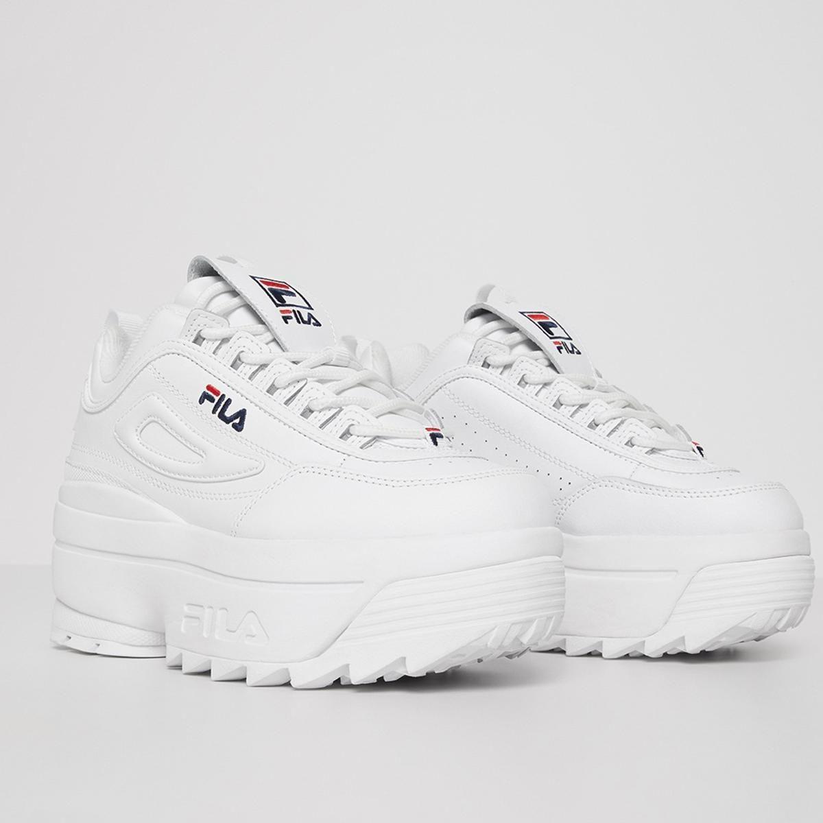Zapatilla Fila Disruptor Wedge Mujer Blanco-1