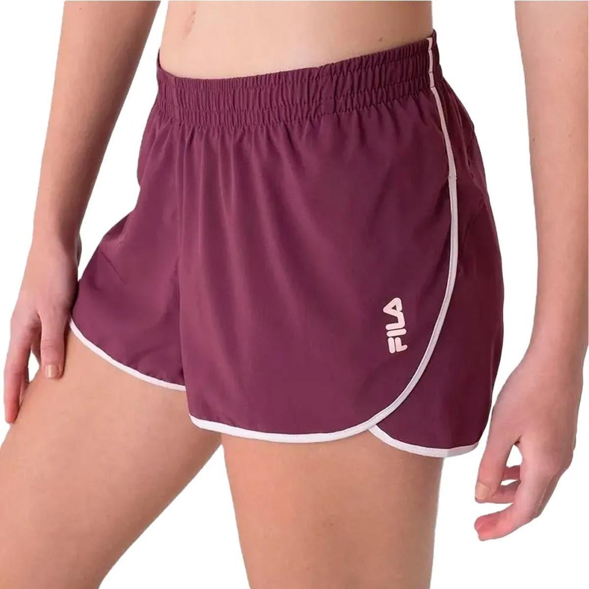 Short Fila Double Run II Mujer Morado-0