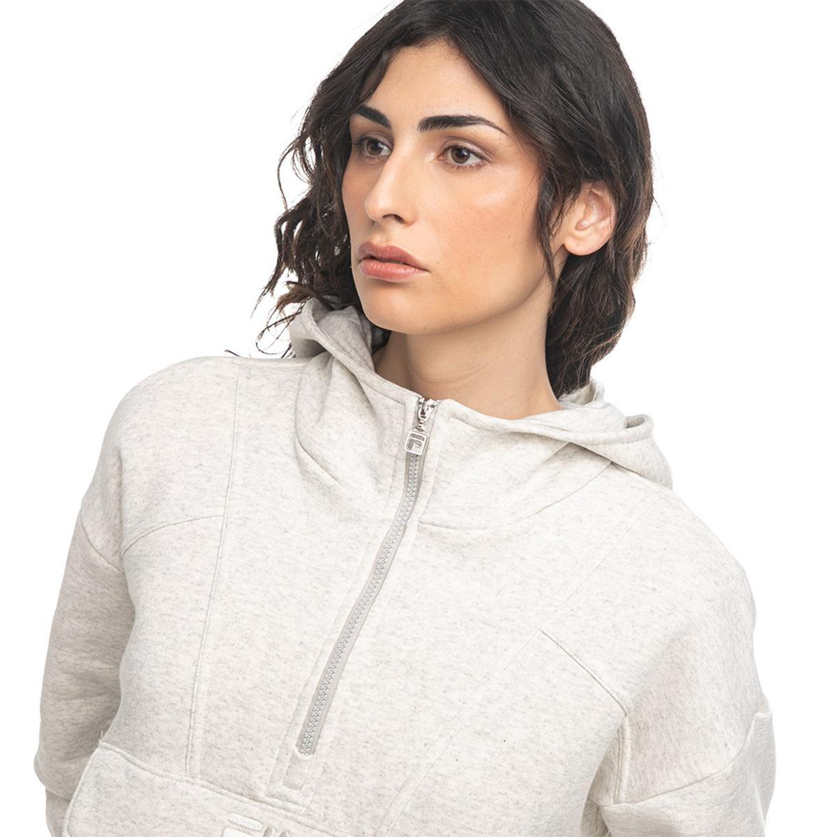 Polerón Fila Anorak Street Express Comfy Mujer Blanco-1