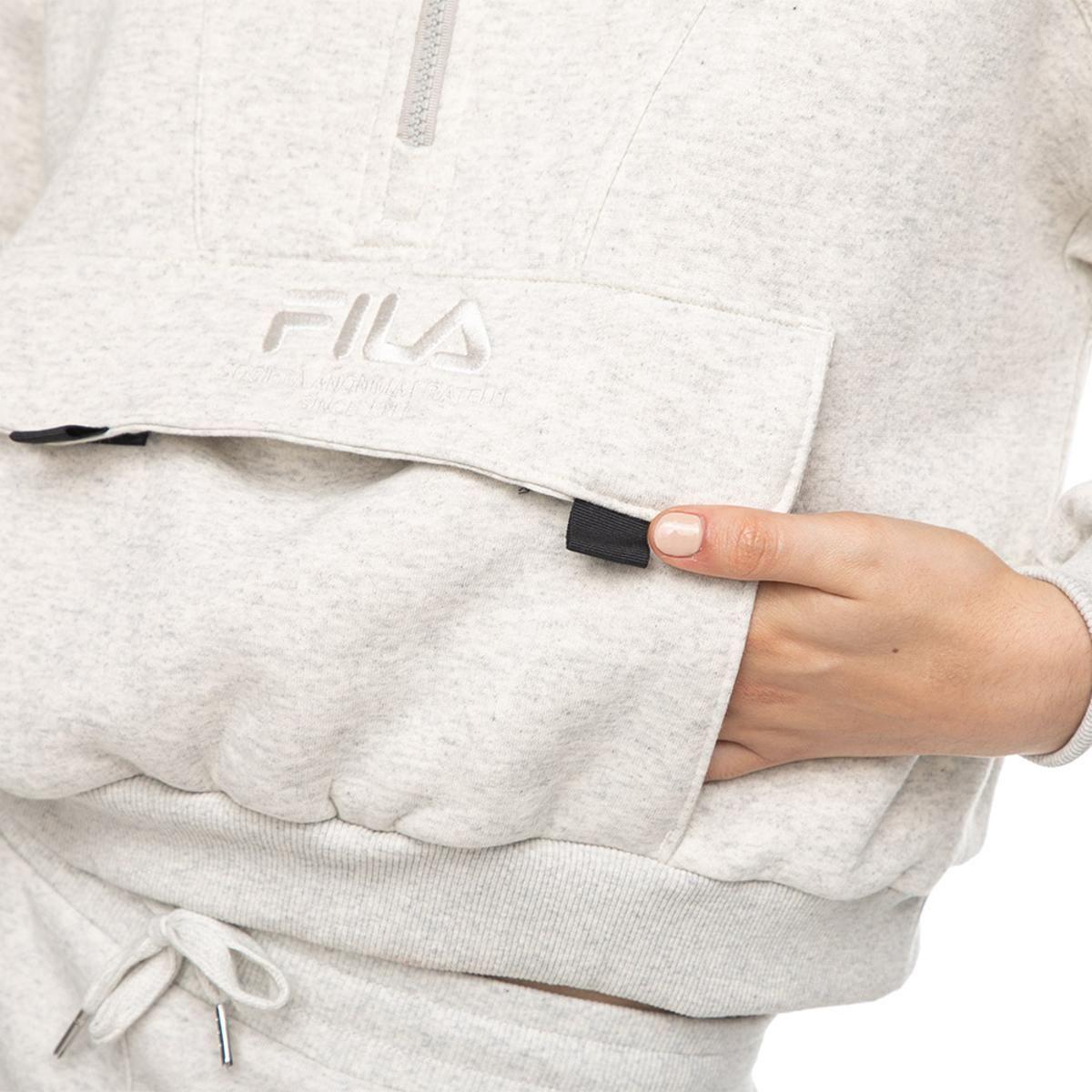 Polerón Fila Anorak Street Express Comfy Mujer Blanco-2